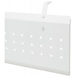 Paris Prix Panneau De Modestie Pour Bureau "John" 150cm Blanc