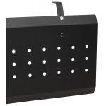 Paris Prix Panneau De Modestie Pour Bureau "John" 150cm Noir