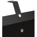 Paris Prix Panneau De Modestie Pour Bureau "John" 150cm Noir