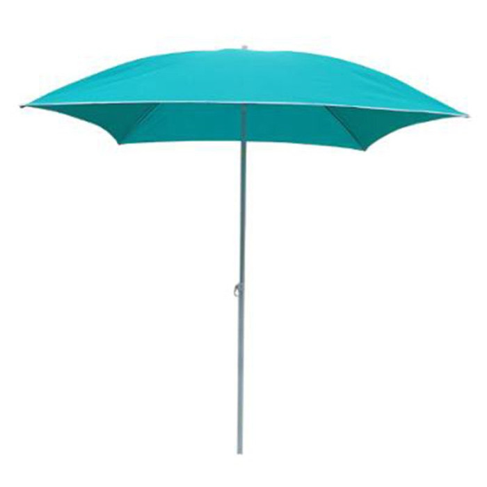Paris Prix Parasol De Plage Carré "Helenie" 172cm Turquoise