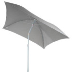 paris prix Parasol de Plage Carré "Helenie" 180cm Orage