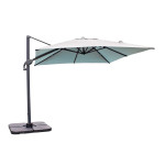 paris prix Parasol Déporté à Manivelle "Sevilla" 250cm Gris