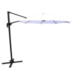 paris prix Parasol Déporté Rotatif "Leeds" 300cm Blanc