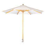paris prix Parasol Design en Bois "Naxos" 300cm Naturel