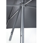 Paris Prix Parasol Ouverture Push-Up "Eolo" 250cm Gris Anthracite