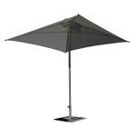 paris prix Parasol Ouverture Push-Up "Eolo" 250cm Gris Anthracite