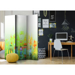 Paris Prix Paravent 3 Volets "Abstract City" 135x172cm
