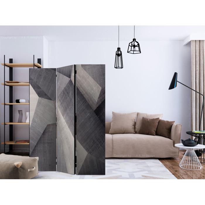 Paris Prix Paravent 3 Volets "Abstract Concrete Blocks" 135x172cm