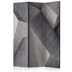paris prix Paravent 3 Volets "Abstract Concrete Blocks" 135x172cm