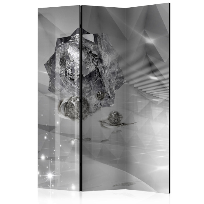 Paris Prix Paravent 3 Volets "Abstract Greyness" 135x172cm