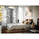 Paris Prix Paravent 3 Volets "Alabaster Garden" 135x172cm