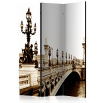 paris prix Paravent 3 Volets "Alexander III Bridge Paris" 135x172cm