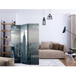 Paris Prix Paravent 3 Volets "Amazing View To New York Manhattan At Sunrise" 135x172cm