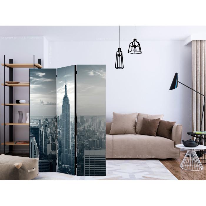 Paris Prix Paravent 3 Volets "Amazing View To New York Manhattan At Sunrise" 135x172cm
