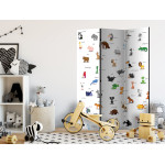 Paris Prix Paravent 3 Volets "Animals For Children" 135x172cm