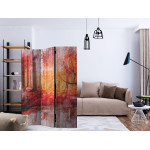 Paris Prix Paravent 3 Volets "Autumnal Forest" 135x172cm