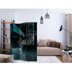 Paris Prix Paravent 3 Volets "Azure Geometry" 135x172cm