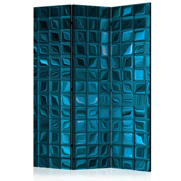 Paris Prix Paravent 3 Volets "Azure Mosaic" 135x172cm