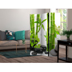 Paris Prix Paravent 3 Volets "Bamboos & Stones" 135x172cm