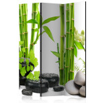 paris prix Paravent 3 Volets "Bamboos & Stones" 135x172cm