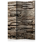 paris prix Paravent 3 Volets "Beautiful Brown Stone" 135x172cm