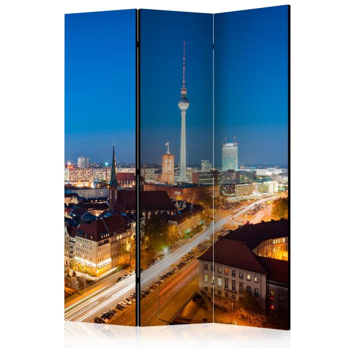 Paris Prix Paravent 3 Volets "Berlin By Night" 135x172cm