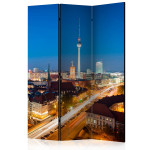 paris prix Paravent 3 Volets "Berlin By Night" 135x172cm