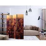 Paris Prix Paravent 3 Volets "Bird Eye View Of Manhattan New York" 135x172cm