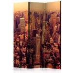 paris prix Paravent 3 Volets "Bird Eye View of Manhattan New York" 135x172cm