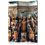 paris prix Paravent 3 Volets "Bird's Eye View of New York" 135x172cm