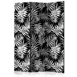 paris prix Paravent 3 Volets "Black & White Jungle" 135x172cm