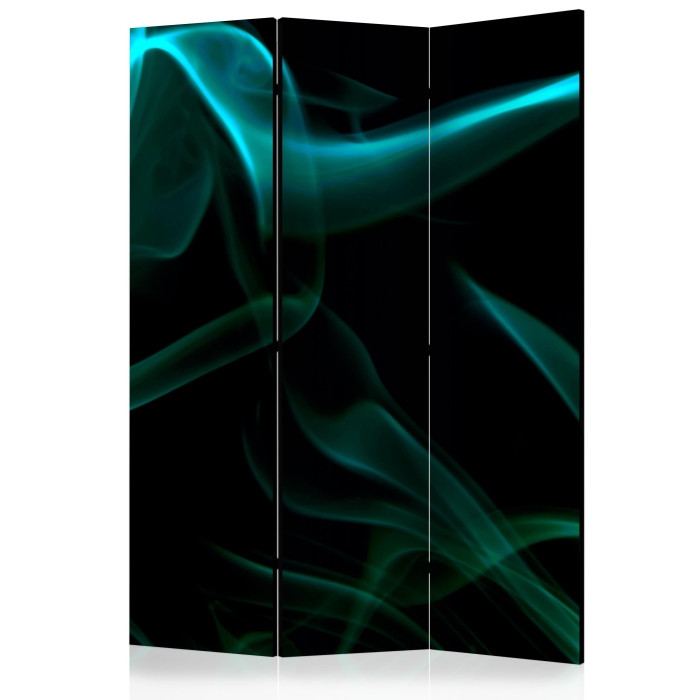 Paris Prix Paravent 3 Volets "Blue Smoke Waves" 135x172cm