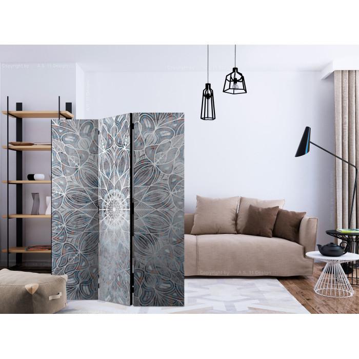 Paris Prix Paravent 3 Volets "Blurred Mandala" 135x172cm