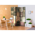 Paris Prix Paravent 3 Volets "Books Of Paradise" 135x172cm