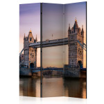 paris prix Paravent 3 Volets "Bridge at Sunset" 135x172cm