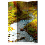 paris prix Paravent 3 Volets "Brook Sunrise" 135x172cm