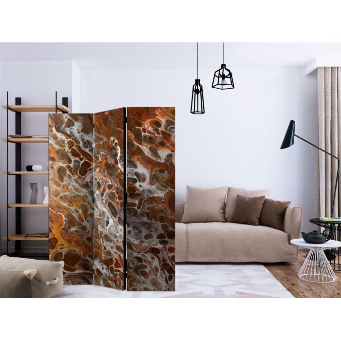 Paris Prix Paravent 3 Volets "Brown Craters" 135x172cm