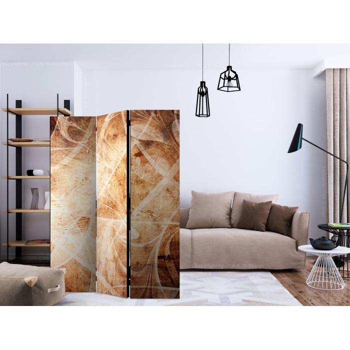 Paris Prix Paravent 3 Volets "Brown Texture" 135x172cm
