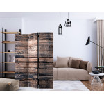 Paris Prix Paravent 3 Volets "Burnt Boards" 135x172cm