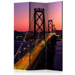 paris prix Paravent 3 Volets "Charming Evening in San Francisco" 135x172cm