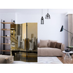 Paris Prix Paravent 3 Volets "Chicago's Bridge Vintage Effect" 135x172cm