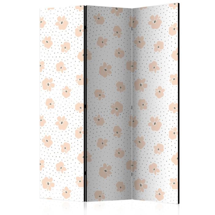 Paris Prix Paravent 3 Volets "Children Flowers" 135x172cm