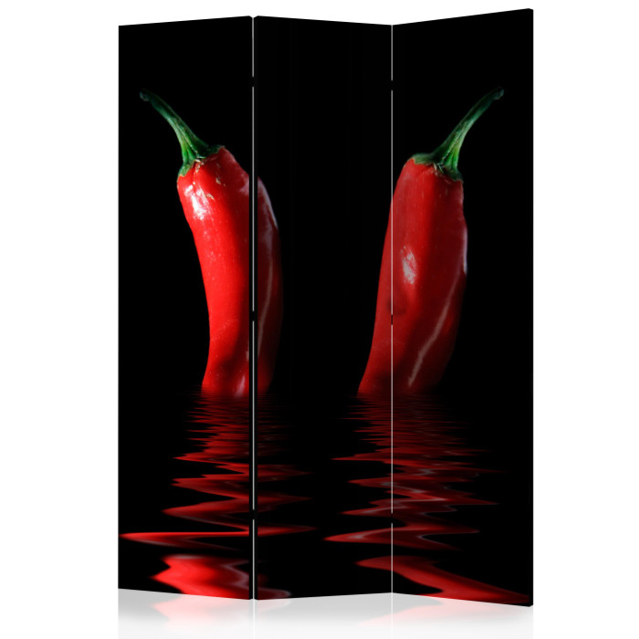 Paris Prix Paravent 3 Volets "Chili Pepper" 135x172cm