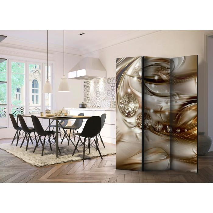 Paris Prix Paravent 3 Volets "Chocolate Tide" 135x172cm