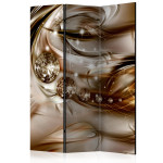 paris prix Paravent 3 Volets "Chocolate Tide" 135x172cm