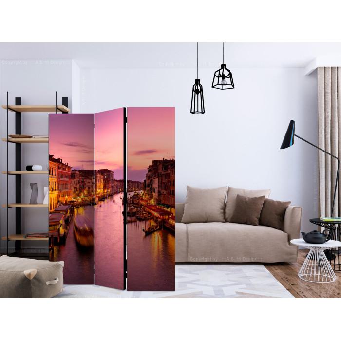 Paris Prix Paravent 3 Volets "City Of Lovers Venice By Night II" 135x172cm