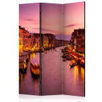 paris prix Paravent 3 Volets "City of Lovers Venice By Night II" 135x172cm