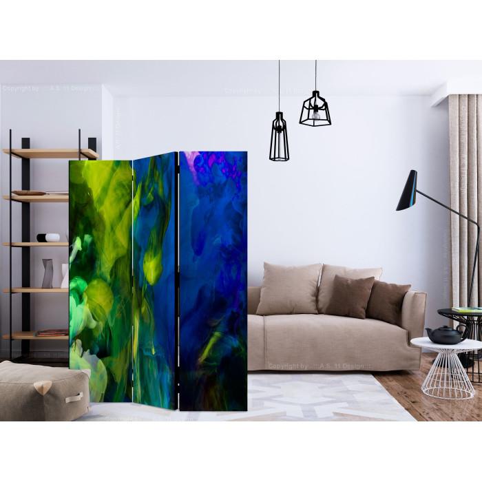 Paris Prix Paravent 3 Volets "Colored Flames II" 135x172cm