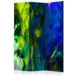 paris prix Paravent 3 Volets "Colored Flames II" 135x172cm