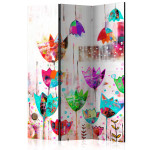 paris prix Paravent 3 Volets "Colorful Tulips" 135x172cm